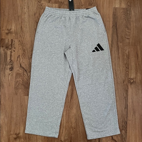 NWT Adidas 3 Bar Wide Leg Pants - Picture 1 of 12